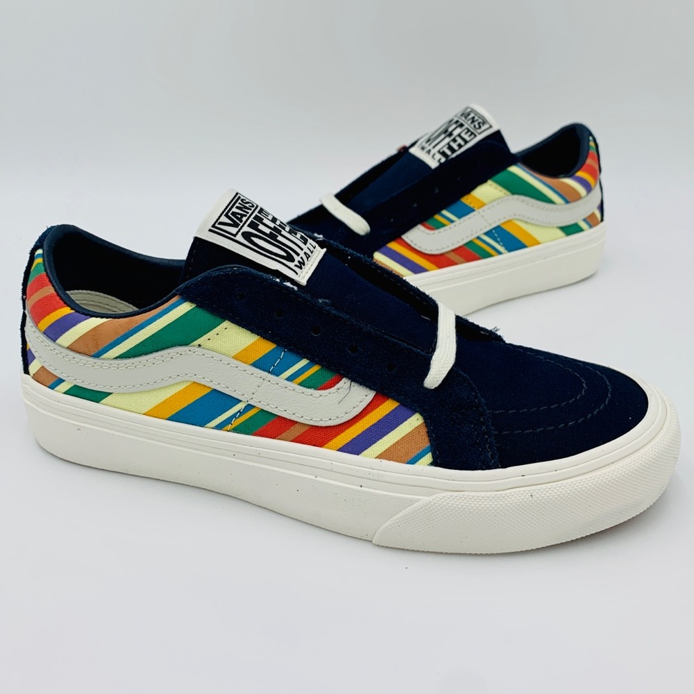 VANS Sk-8 Low Reissue Dress Blue / Retro Stripes
